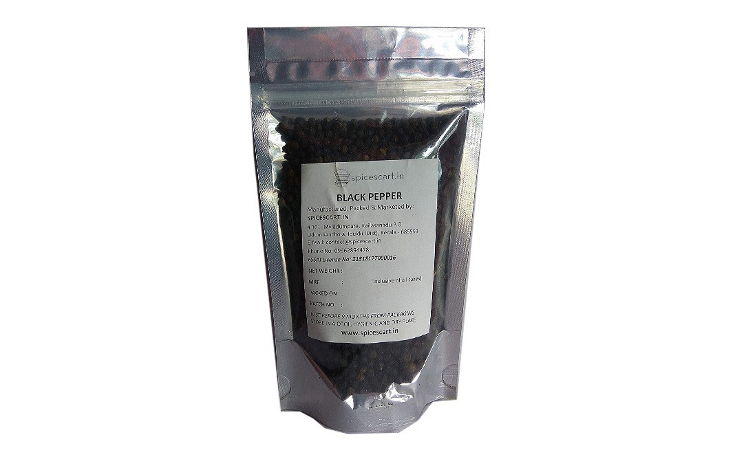 Spicescart.in Black Pepper    Pack  1 kilogram